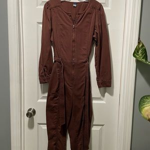 Old Navy BROWN Jumpsuit — MEDIUM